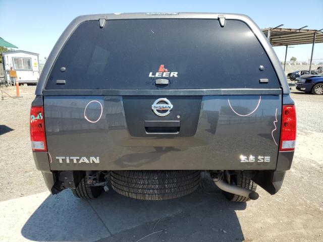 1N6AA06A06N544203 - 2006 NISSAN TITAN XE GRAY photo 6