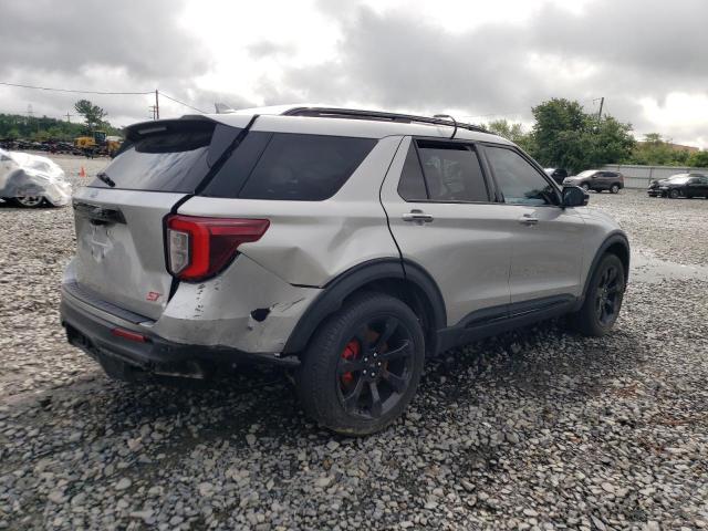 1FM5K8GC7LGB25406 - 2020 FORD EXPLORER ST SILVER photo 3