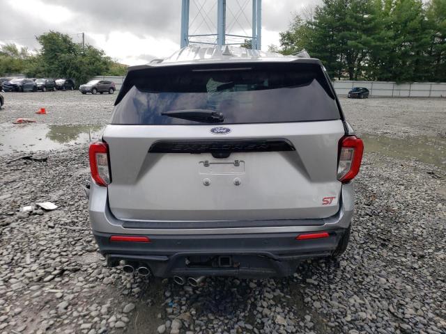 1FM5K8GC7LGB25406 - 2020 FORD EXPLORER ST SILVER photo 6