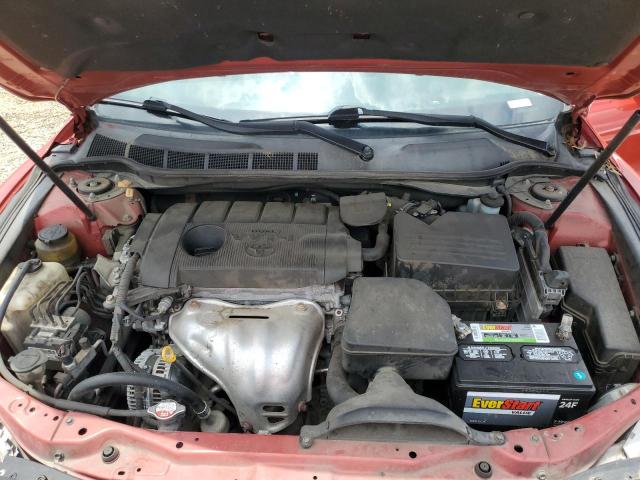 4T1BF3EK0BU137921 - 2011 TOYOTA CAMRY BASE RED photo 11