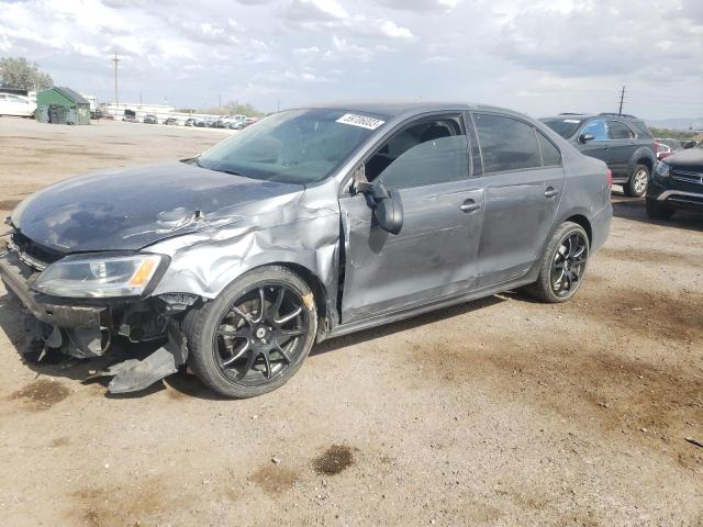 3VW2K7AJXBM009790 - 2011 VOLKSWAGEN JETTA BASE فحمي صورة 1