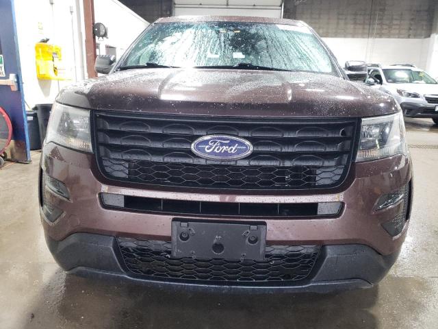 1FM5K8AR4GGC42203 - 2016 FORD EXPLORER POLICE INTERCEPTOR 棕色 照片 5