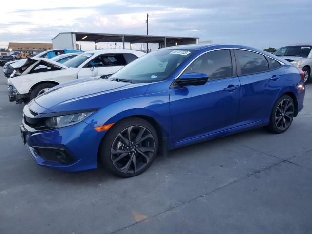 2HGFC2F82MH527521 - 2021 HONDA CIVIC SPORT 蓝色 照片 1