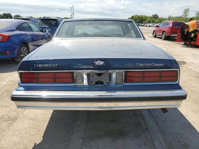 1G1BN51EXKR121451 - 1989 CHEVROLET CAPRICE CLASSIC BLUE photo 6