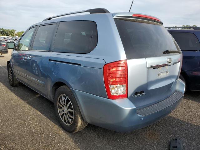 KNDMH4C79C6507121 - 2012 KIA SEDONA EX TURQUOISE photo 2