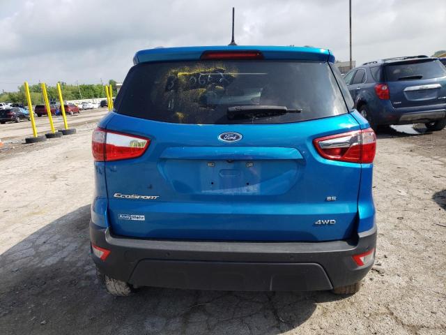 MAJ6S3GL7LC330622 - 2020 FORD ECOSPORT SE 蓝色 照片 6