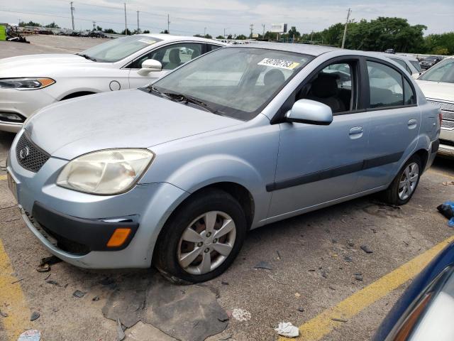 KNADE223196473354 - 2009 KIA RIO BASE BLUE photo 1