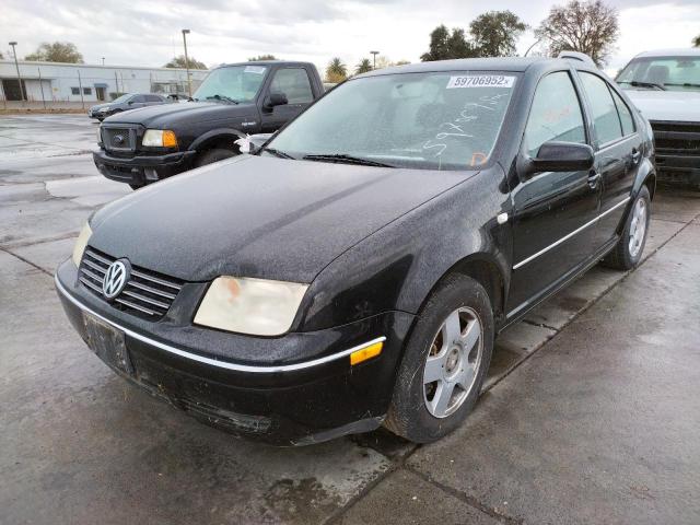 3VWRE69M84M038254 - 2004 VOLKSWAGEN JETTA GL BLACK photo 2