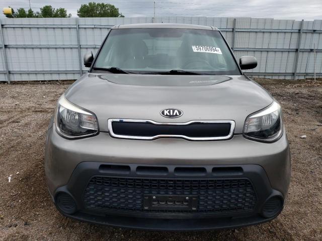 KNDJN2A20F7160171 - 2015 KIA SOUL GRAY photo 5