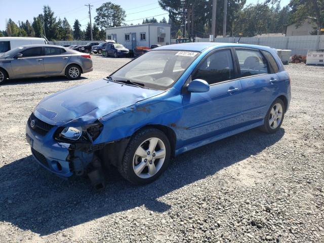 KNAFE161285016522 - 2008 KIA SPECTRA5 5 SX BLUE photo 1