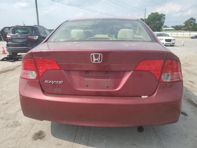 1HGFA16856L137941 - 2006 HONDA CIVIC EX 红色 照片 6