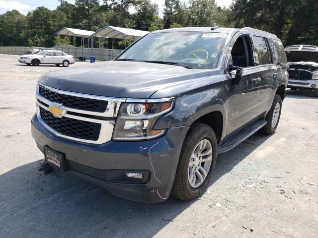 1GNSKBKC0KR311746 - 2019 CHEVROLET TAHOE K1500 LT GRAY photo 2