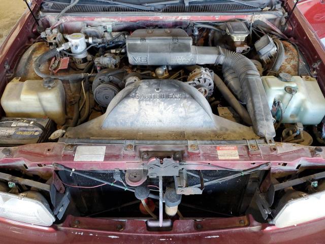 1G1BN53EXNW112980 - 1992 CHEVROLET CAPRICE CLASSIC LTZ BURGUNDY photo 11