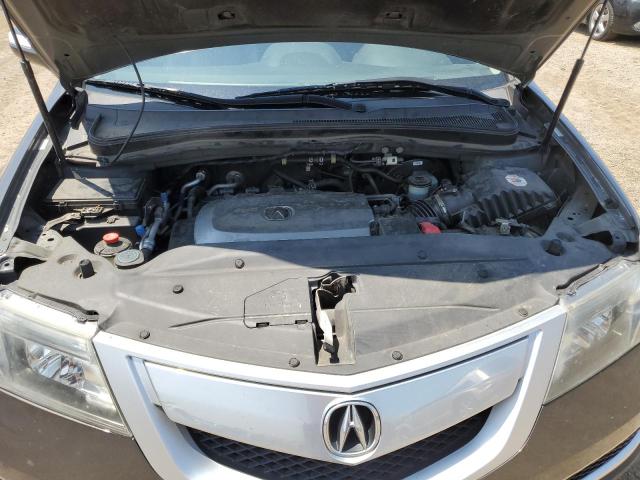 2HNYD2H49CH507094 - 2012 ACURA MDX TECHNOLOGY GRAY photo 12