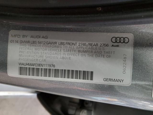 WAUHMAFC0EN111976 - 2014 AUDI A6 PRESTIGE Gümüş foto 13