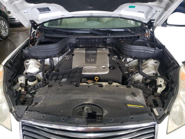 JNKAJ09F48M354857 - 2008 INFINITI EX35 BASE WHITE photo 12