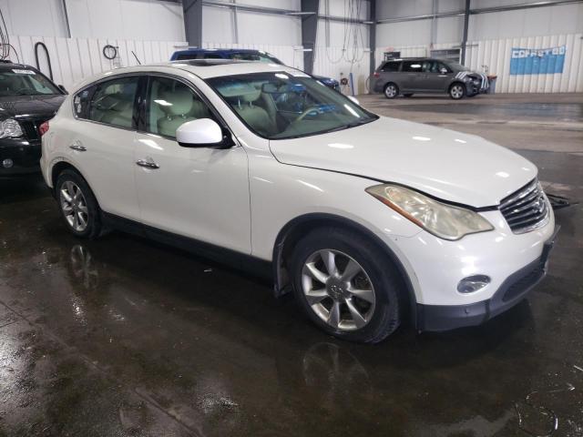 JNKAJ09F48M354857 - 2008 INFINITI EX35 BASE WHITE photo 4