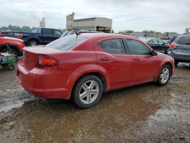 1B3BD1FB5BN536879 - 2011 DODGE AVENGER MAINSTREET RED photo 3