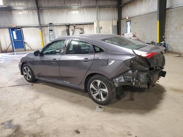 2HGFC2F68KH554721 - 2019 HONDA CIVIC LX ნაცრისფერი ფოტო 2