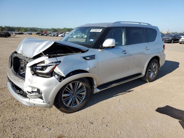 JN8AZ2NF5K9686333 - 2019 INFINITI QX80 LUXE SILVER photo 1