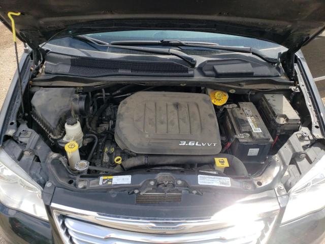 2C4RC1CG4FR583720 - 2015 CHRYSLER TOWN & COU TOURING L BLACK photo 12