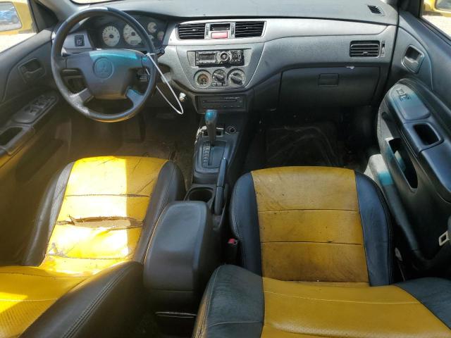 JA3AJ86E63U009493 - 2003 MITSUBISHI LANCER OZ RALLY YELLOW photo 8