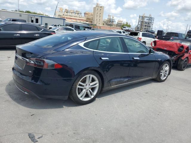 5YJSA1H12EFP61355 - 2014 TESLA MODEL S BLUE photo 3