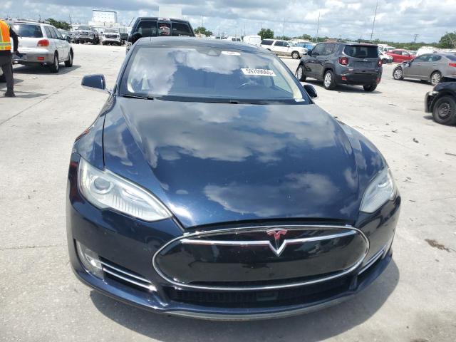 5YJSA1H12EFP61355 - 2014 TESLA MODEL S BLUE photo 5