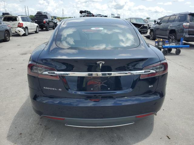 5YJSA1H12EFP61355 - 2014 TESLA MODEL S BLUE photo 6