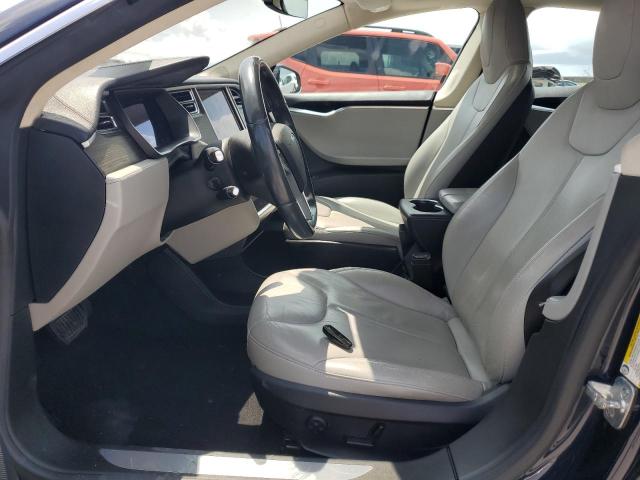 5YJSA1H12EFP61355 - 2014 TESLA MODEL S BLUE photo 7