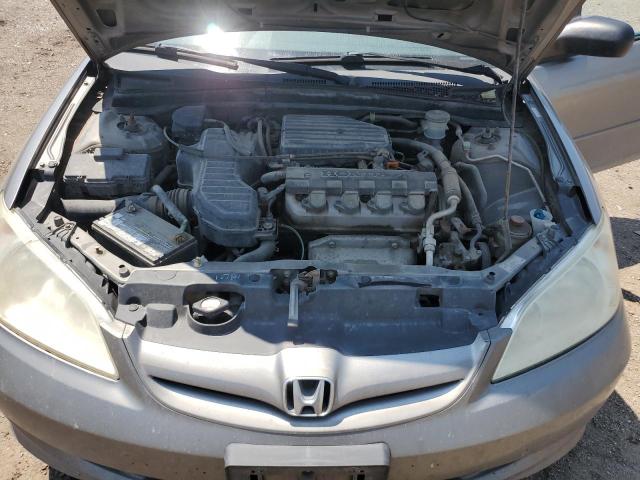 JHMES16555S004676 - 2005 HONDA CIVIC LX SILVER photo 11