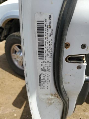 3C6UD5FL5CG311158 - 2012 DODGE RAM 2500 LARAMIE WHITE photo 12