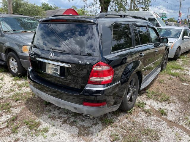 4JGBF71E77A124129 - 2007 MERCEDES-BENZ GL 450 4MATIC BLACK photo 4