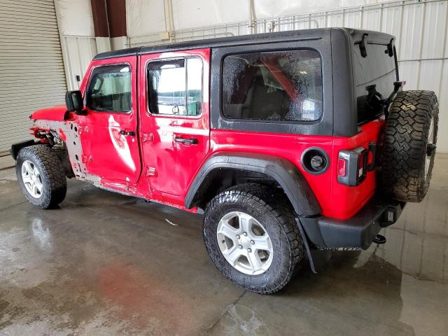 1C4HJXKN5MW780453 - 2021 JEEP WRANGLER U SPORT 红色 照片 2