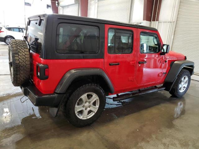 1C4HJXKN5MW780453 - 2021 JEEP WRANGLER U SPORT 红色 照片 3