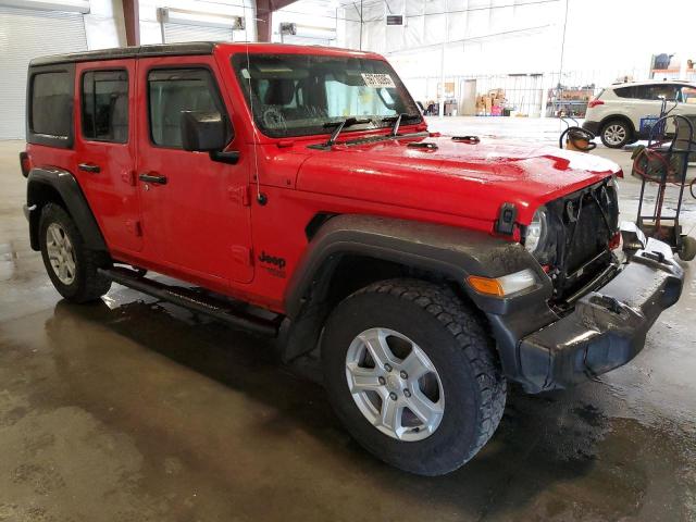 1C4HJXKN5MW780453 - 2021 JEEP WRANGLER U SPORT 红色 照片 4
