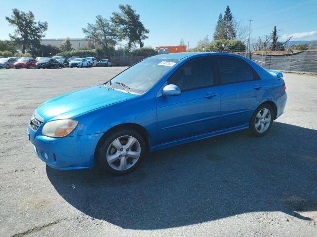 KNAFE122875008874 - 2007 KIA SPECTRA EX BLUE photo 1