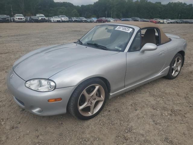 JM1NB353320222989 - 2002 MAZDA MX-5 MIATA BASE SILVER photo 1