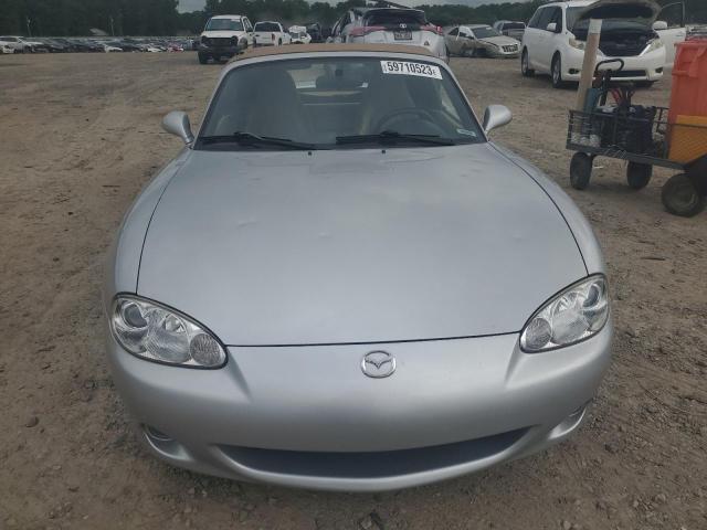 JM1NB353320222989 - 2002 MAZDA MX-5 MIATA BASE SILVER photo 5