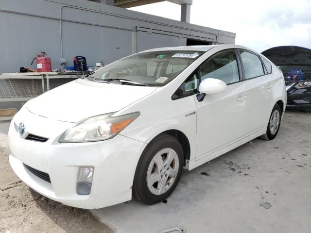 JTDKN3DU0A1305499 - 2010 TOYOTA PRIUS WHITE photo 1