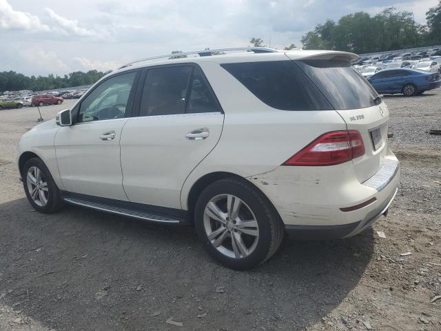 4JGDA5HB7DA197231 - 2013 MERCEDES-BENZ ML 350 4MATIC WHITE photo 2