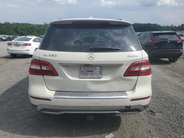 4JGDA5HB7DA197231 - 2013 MERCEDES-BENZ ML 350 4MATIC WHITE photo 6