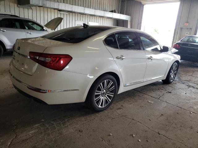 KNALN4D78F5181516 - 2015 KIA CADENZA PREMIUM WHITE photo 3