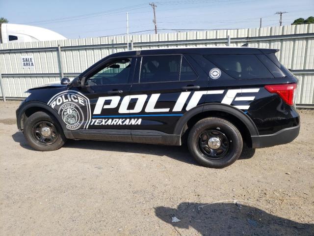 1FM5K8AW2MNA11748 - 2021 FORD EXPLORER POLICE INTERCEPTOR BLACK photo 2