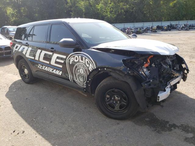 1FM5K8AW2MNA11748 - 2021 FORD EXPLORER POLICE INTERCEPTOR BLACK photo 4