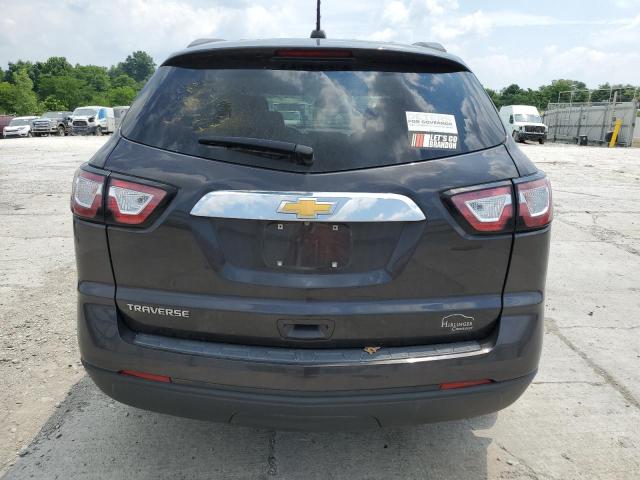 1GNKRFKD4HJ328259 - 2017 CHEVROLET TRAVERSE LS CHARCOAL photo 6