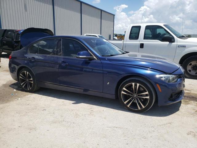 WBA8E1C58JA177972 - 2018 BMW 330E BLUE photo 4