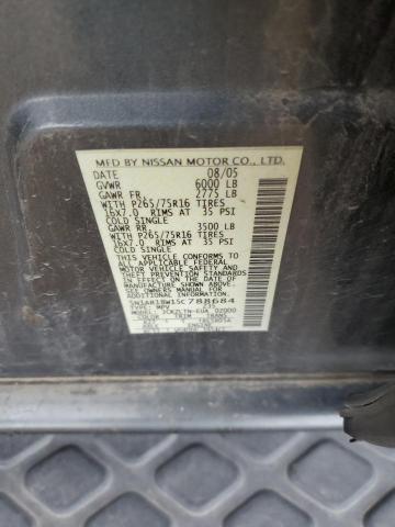 5N1AR18W15C788684 - 2005 NISSAN PATHFINDER LE 灰色 照片 13