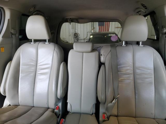 5TDYK3DC5CS197462 - 2012 TOYOTA SIENNA XLE BLACK photo 10