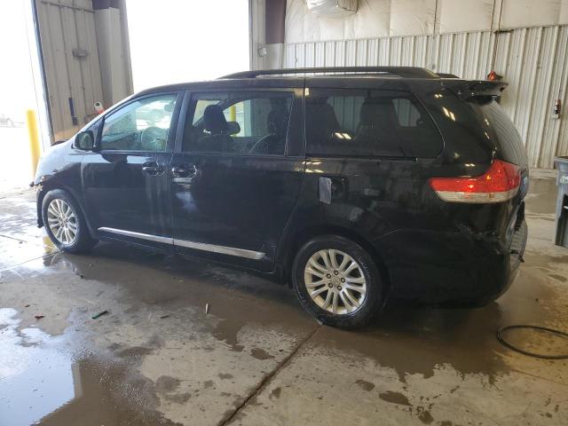 5TDYK3DC5CS197462 - 2012 TOYOTA SIENNA XLE BLACK photo 2